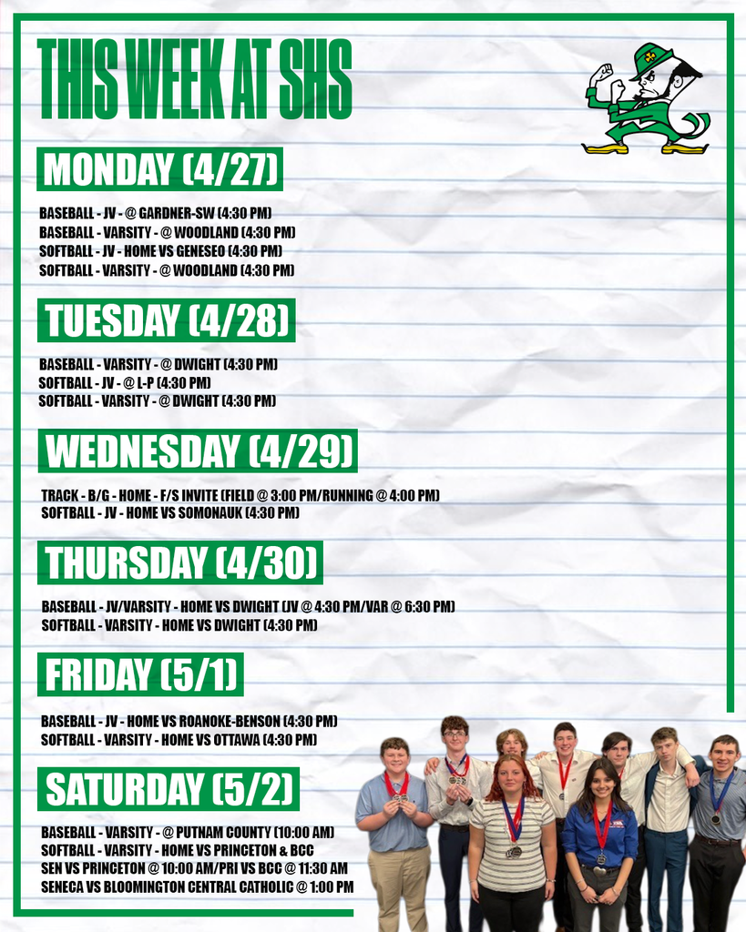 This Week at SHS.