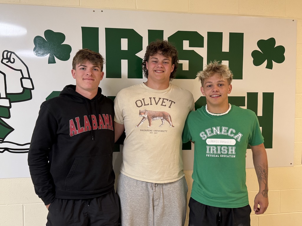 Seniors Cameron Shriey, Zeb Maxwell, and Gunner Varland have been named NHSSCA All-American Male Award Winners.