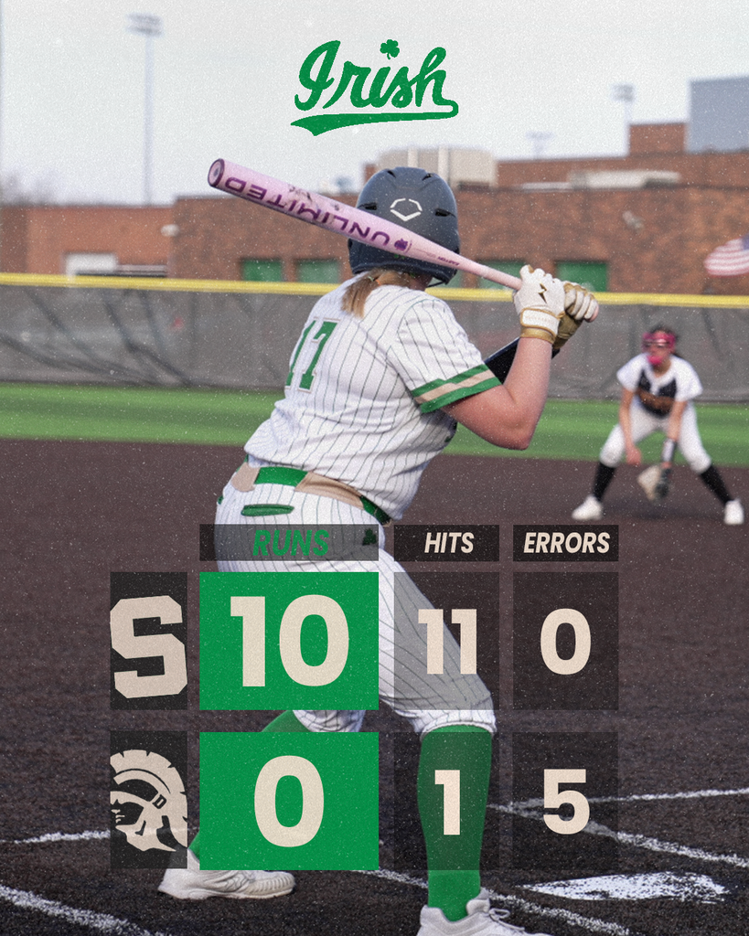 The Lady Irish Softball Team picked up another Tri-County Conference victory over the Dwight Trojans on Thursday, 10-0.