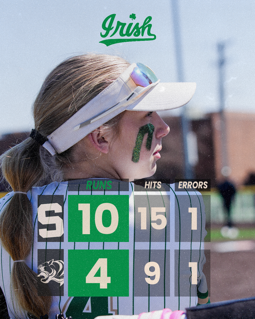 The Lady Irish Softball Team got back on track on Saturday.