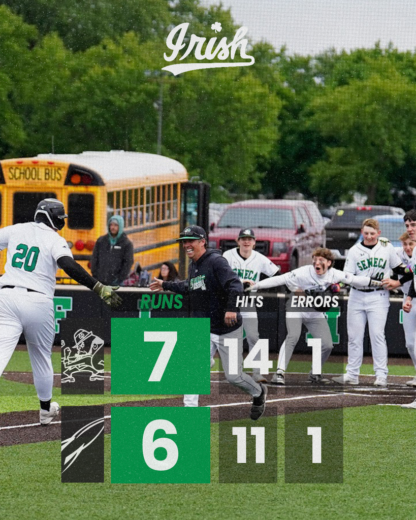 The Fighting Irish walked off in style for a 7-6 victory over the Roanoke-Benson Rockets on Tuesday.
