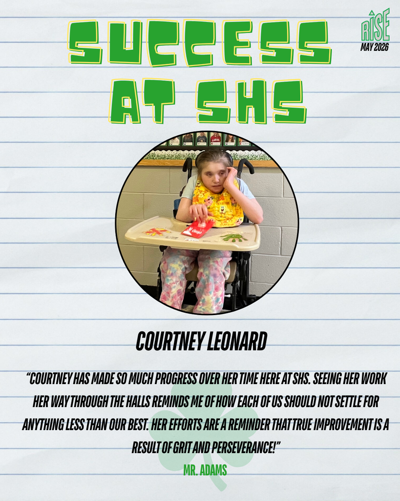 Junior Courtney Leonard has been named this week's Success at SHS winner.