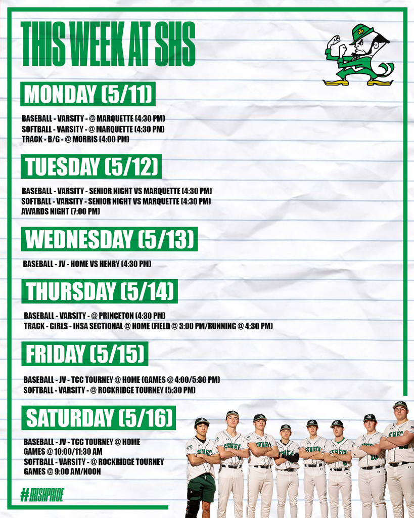 This Week at SHS.