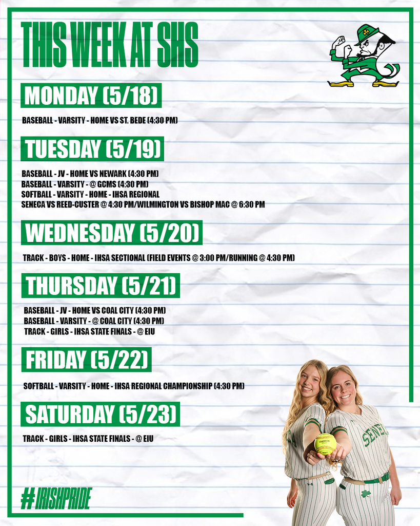 This Week at SHS.