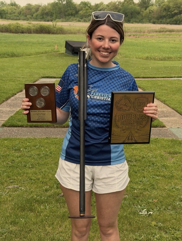 Junior Addison Mann competed in trapshooting competitions through Parkview Christian on Saturday and Sunday.