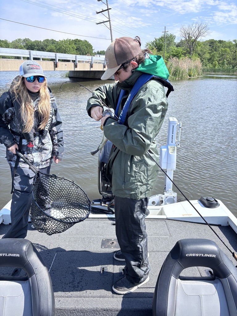 The Seneca Bass Fishing Team competed on Thursday in the Big Basin IHSA Sectional on the Des Plaines River.