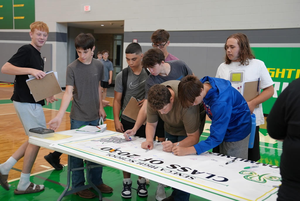 Seneca High School welcomed the Class of 2030 during Freshmen Orientation on Monday.