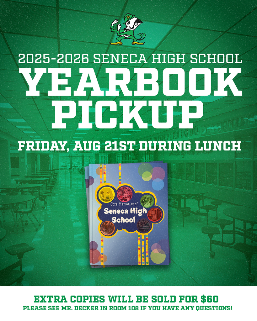 2025-2026 yearbooks will be handed out to those that pre-ordered them on Friday, 8/21 during lunch.