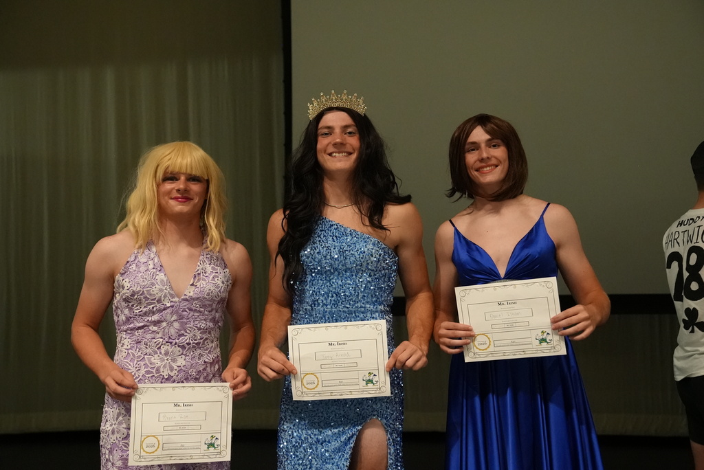 SHS hosted the annual Mr. Irish Pageant on Wednesday night.