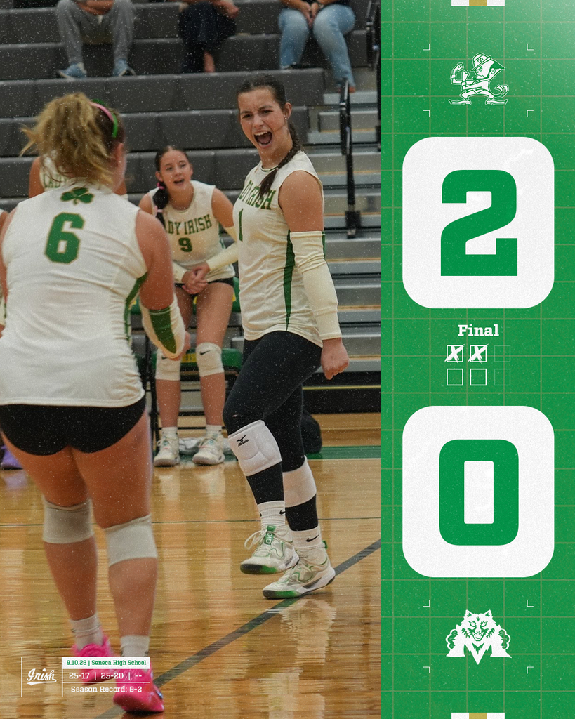The Lady Irish Volleyball Team continued TCC action on Thursday night at Midland.