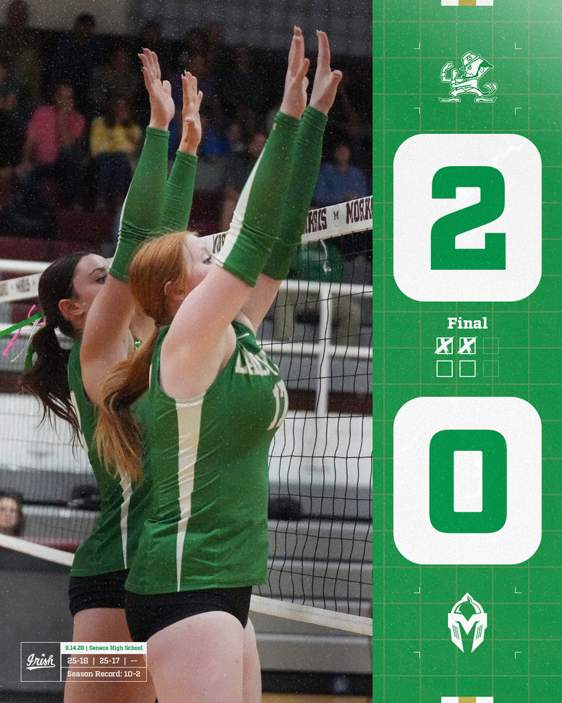 The Lady Irish Volleyball Team took the court on Monday night at Morris.