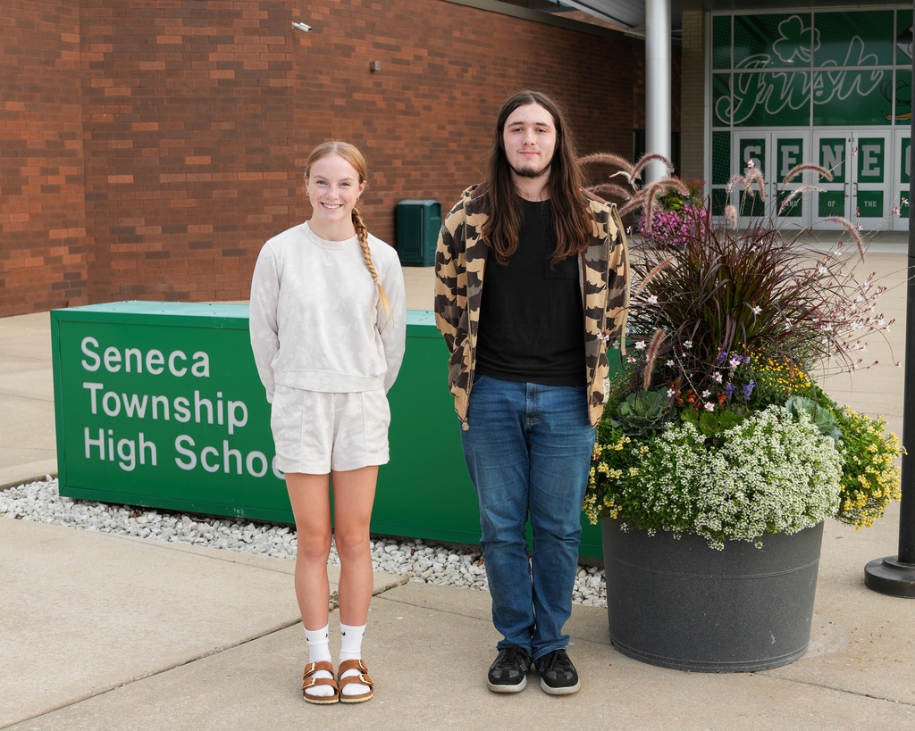 The National Merit Scholarship Corporation has named Seneca High School students Juliet Mueller and Titus Pinkston as Commended Students in the 2027 National Merit Scholarship Program.