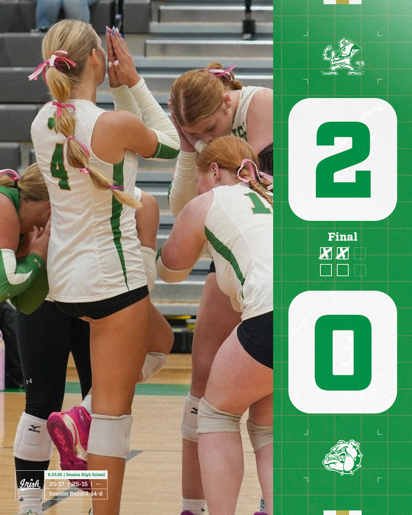 The Lady Irish Volleyball Team defeated the Streator Bulldogs on Wednesday in 2 sets.