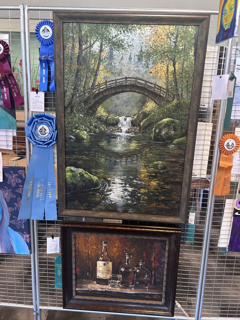 Seneca High School had several art students participating in the high school division of the Morris Corn Fest Photo and Art Show over the weekend.