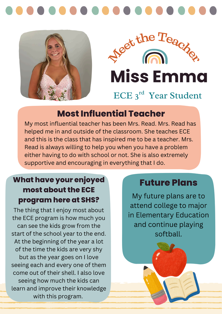 ECE Senior Spotlight - Emma Mino