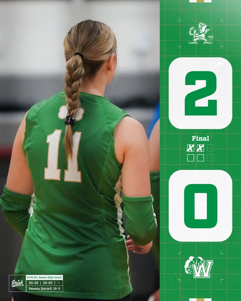 The Lady Irish Volleyball Team picked up a victory on Monday night in 2 sets at Wilmington.