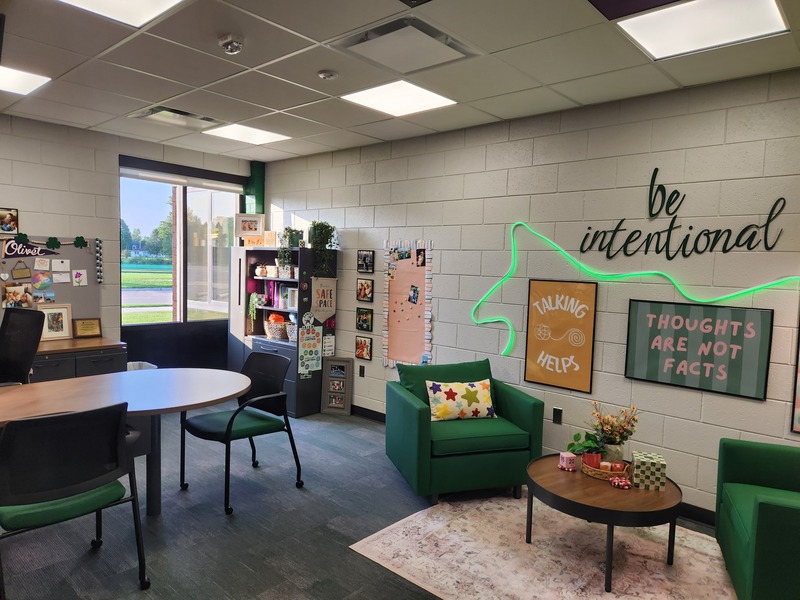 The Seneca High School Board of Education and Administration Team celebrated a ribbon cutting ceremony on Wednesday night as we unveiled our newly renovated Main and Guidance Offices.