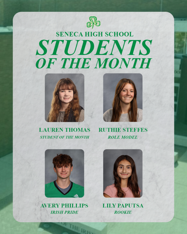 September Students of the Month