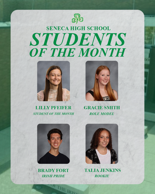 August Students of the Month