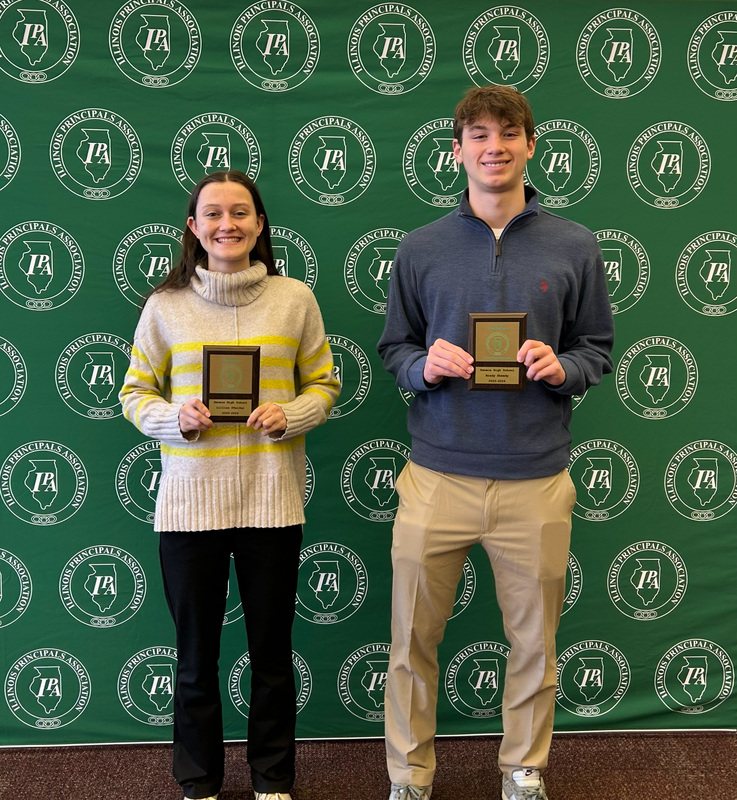 Two Seneca High School senior students were recognized at the annual John Ourth Student Recognition Breakfast on Wednesday.