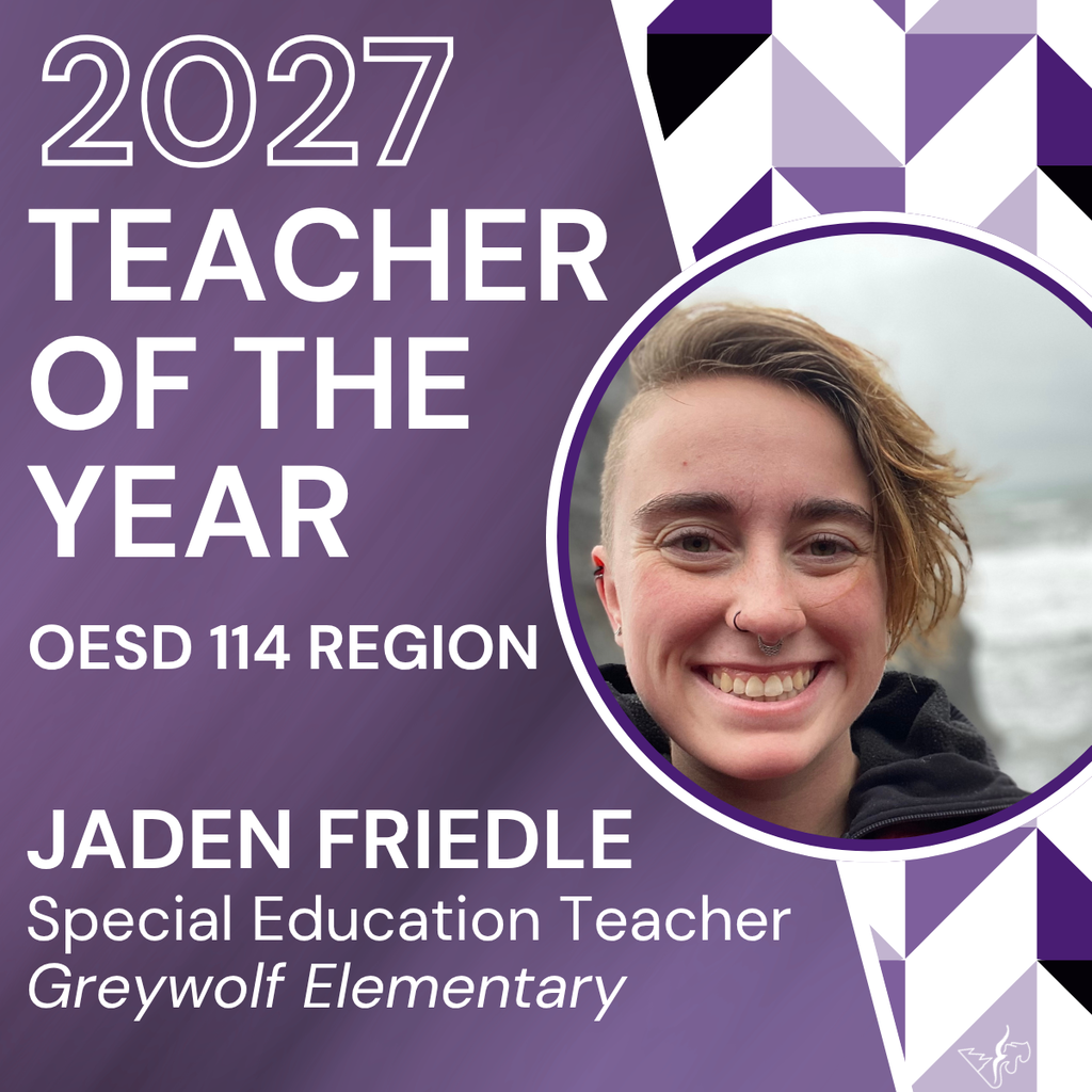 2027 OESD 114 Teacher of the Year - Jaden Friedle