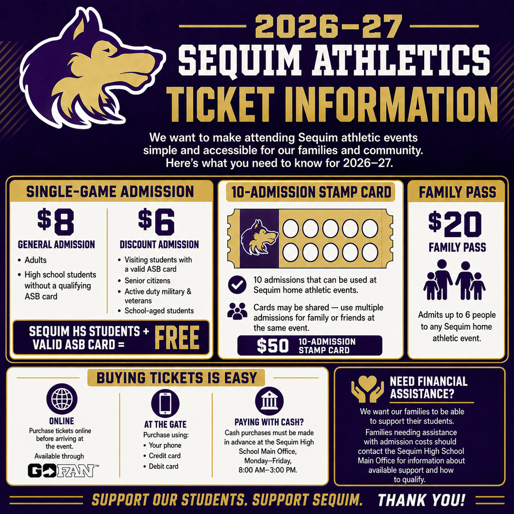 SHS Ticket Prices - Sports 2026-27