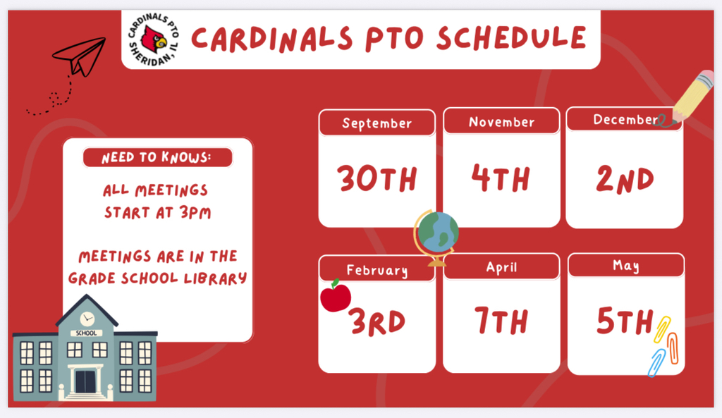 PTO Meeting Schedule