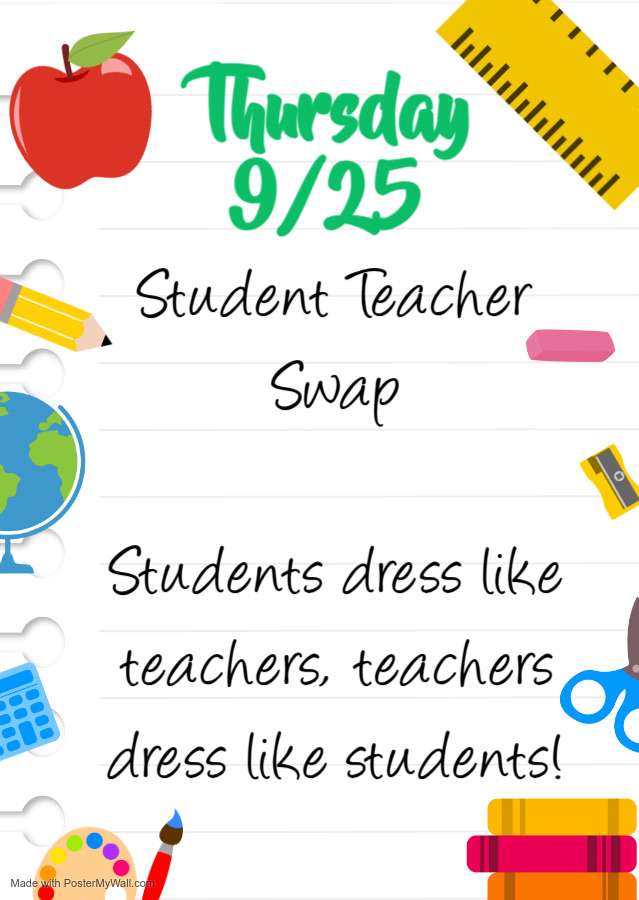 student teacher spirit day