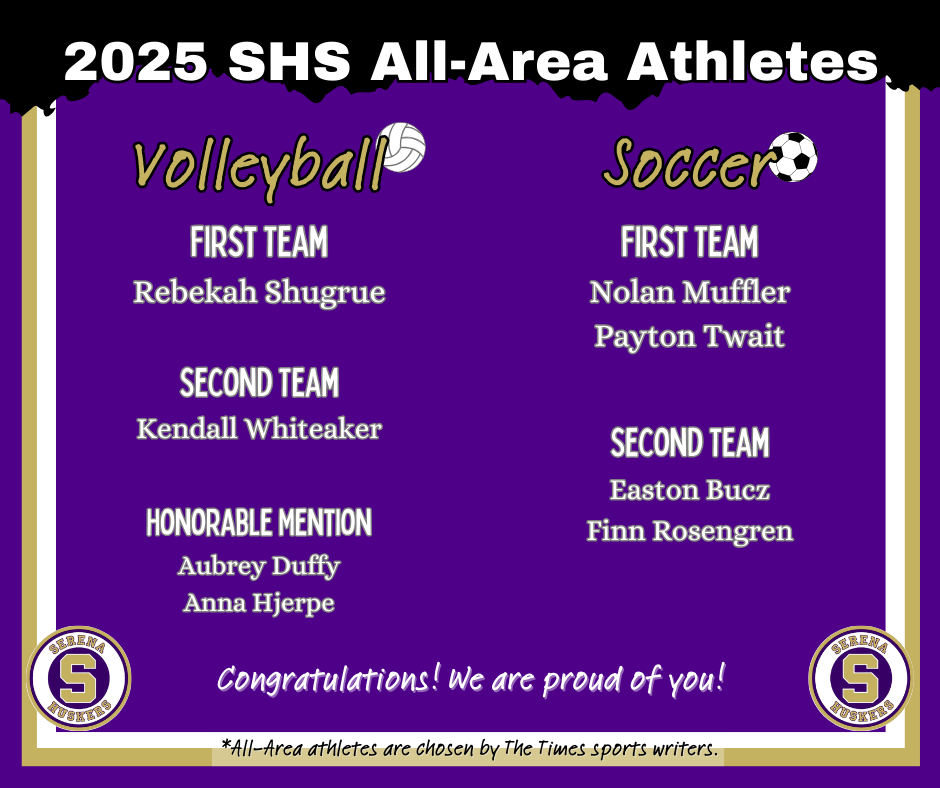 2025 All Area Volleyball and Soccer