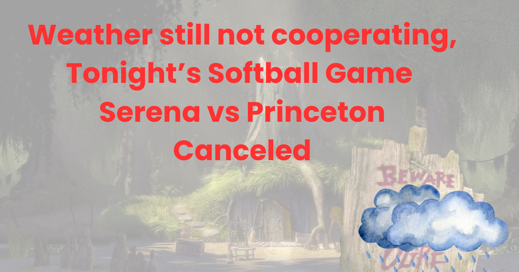 Swamp scene cancelling Softball game