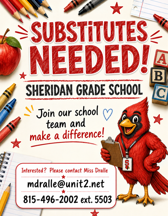 subs needed