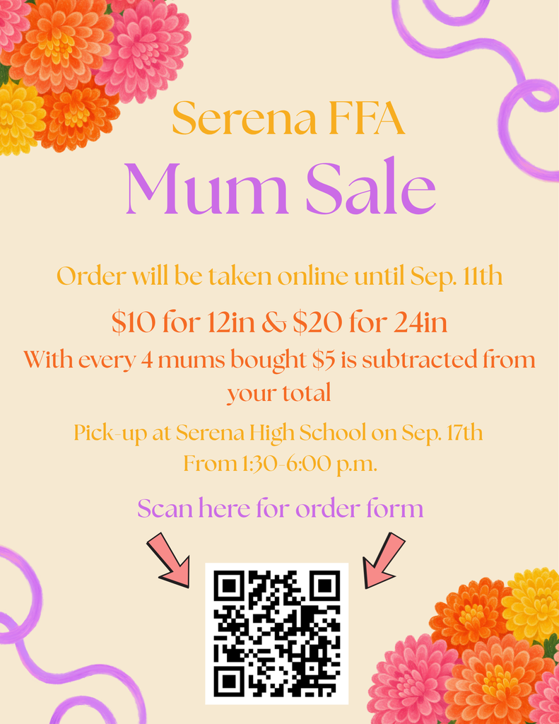 Serena FFA Mum Sale