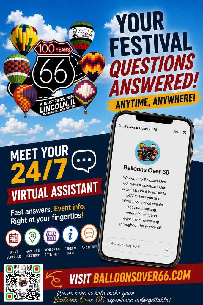 QR Code Balloons Over 66