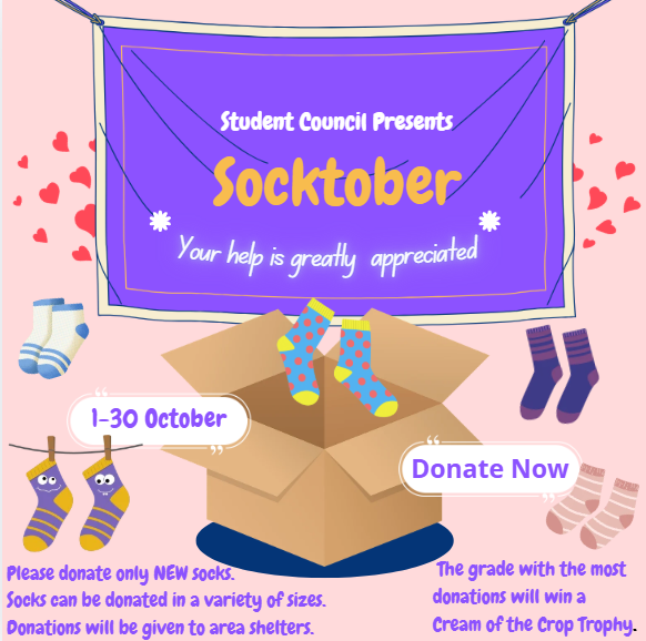 Socktober flyer