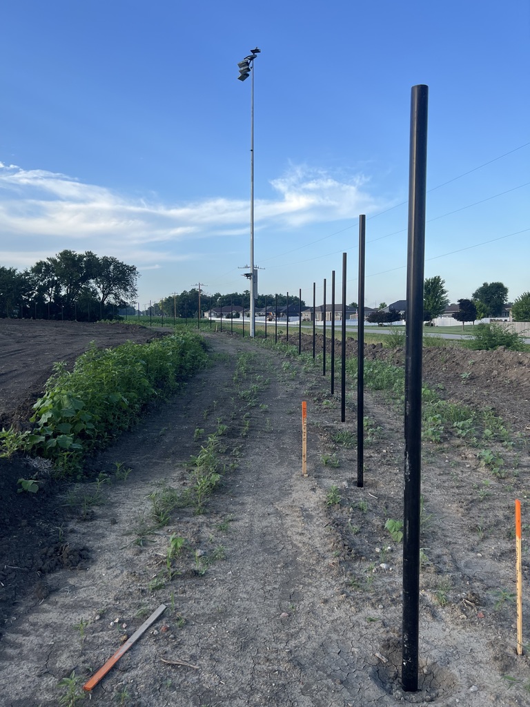 11 Baseball Fence Posts