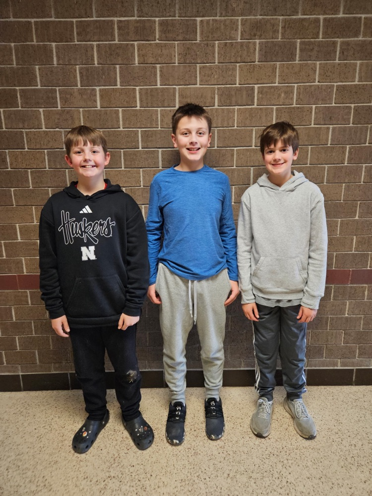 L to R: Charlie Lamoreux, Mason Prosser, Ethan Odell