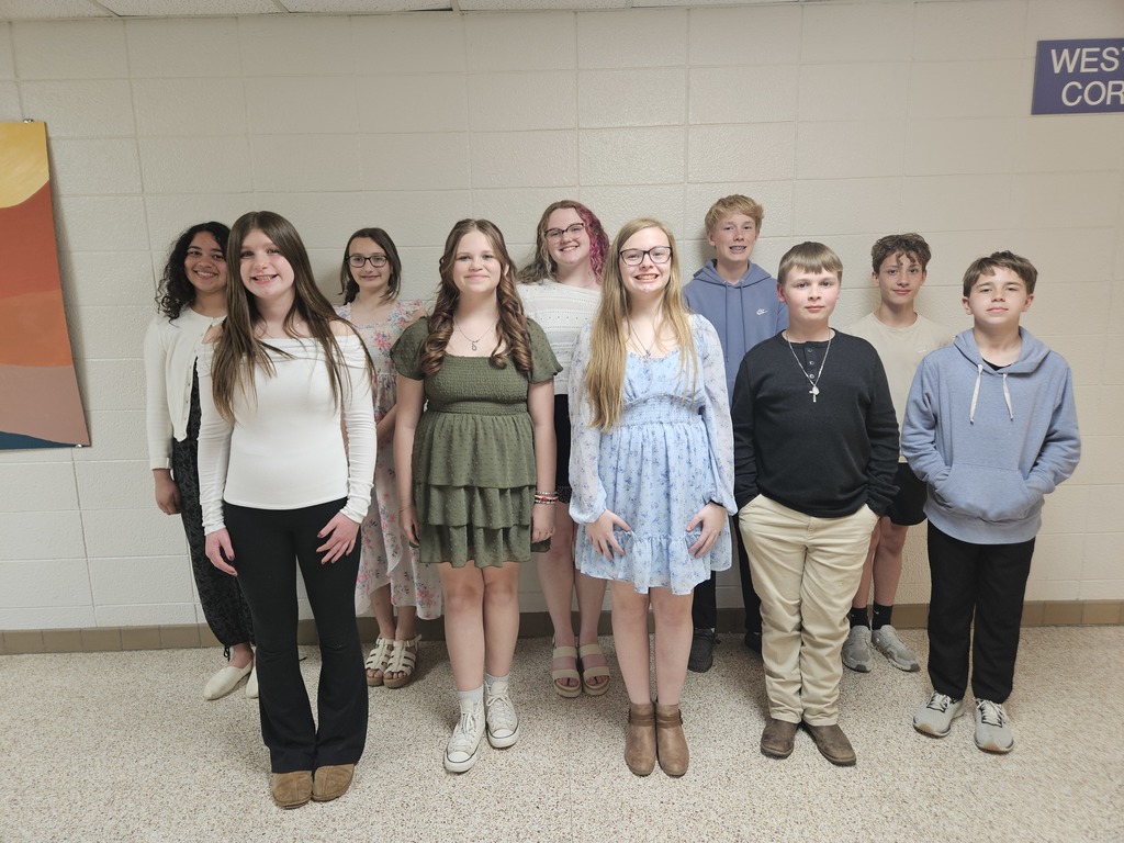 7th Grade Honor Choir Students