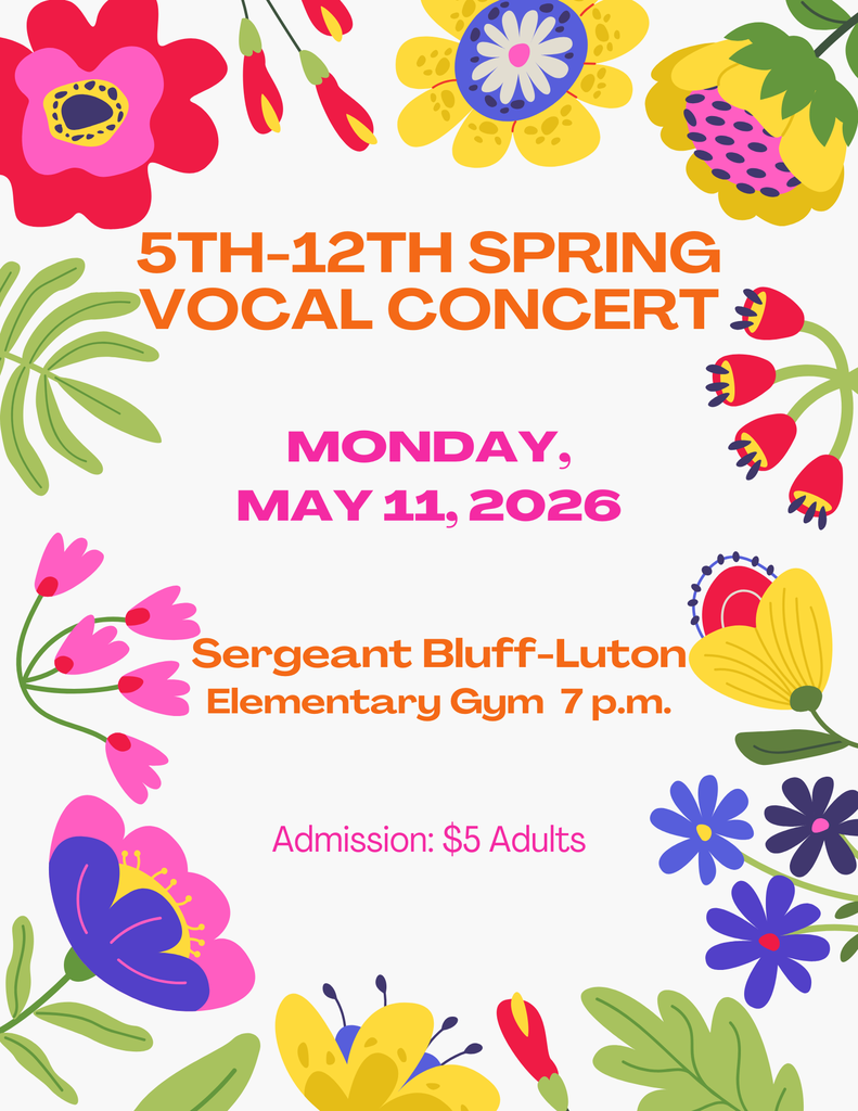 Spring Vocal Concert Flyer 2026