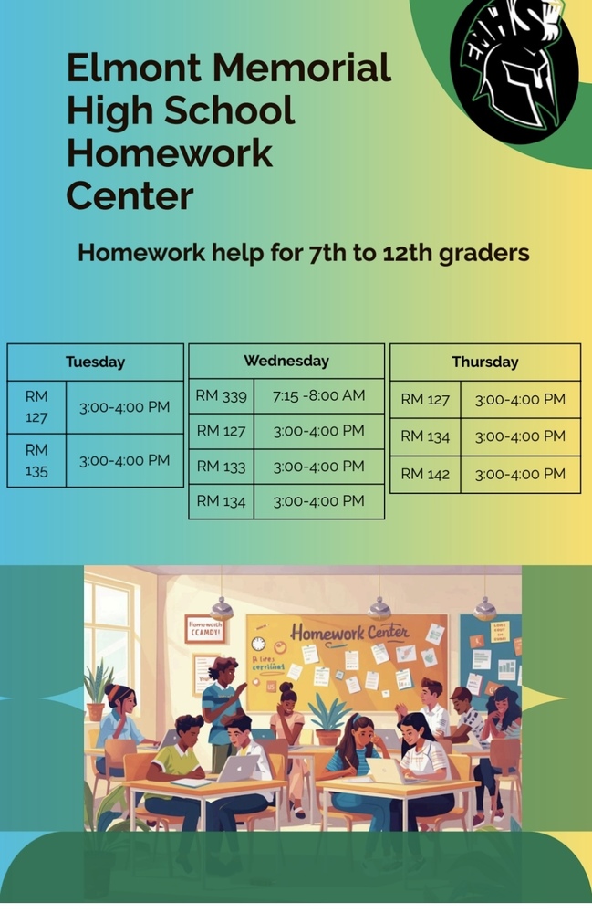 Elmont Memorial High School Homework Center