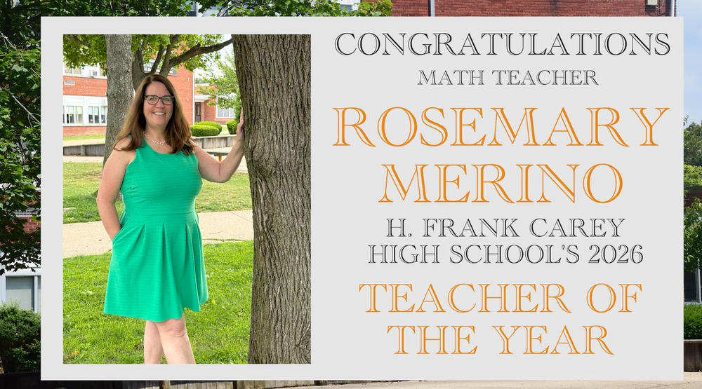 H. Frank Carey’s Teacher of the Year