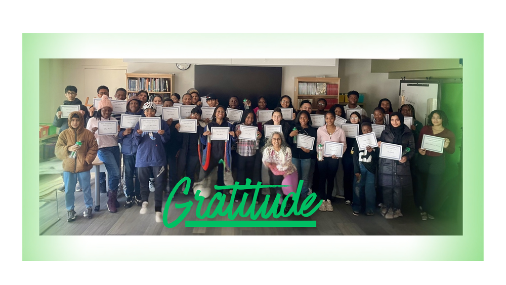English, ENL and Library Model Citizens Theme: Gratitude