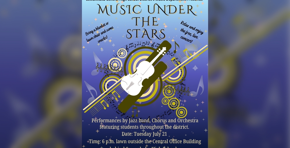 Music under the stars poster