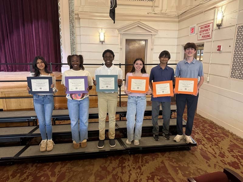 Principal, Basketball Team and PTSA Reflections Winners Honored at April Board Meeting 