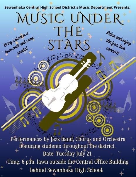 Music under the stars poster