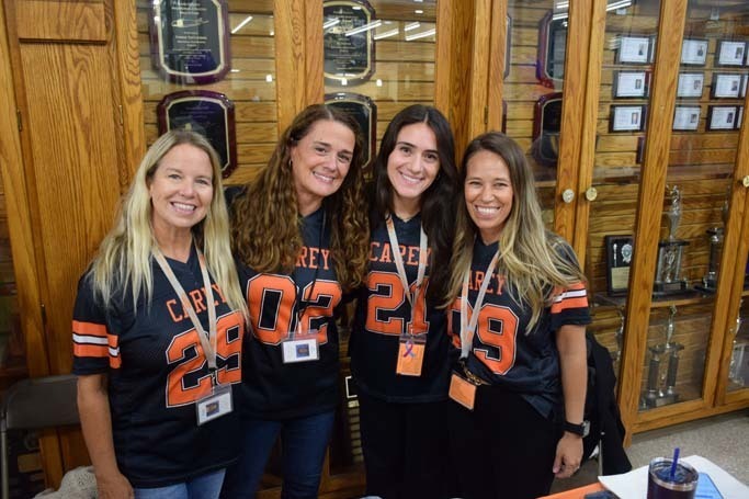 Students and teachers during college and career fair.