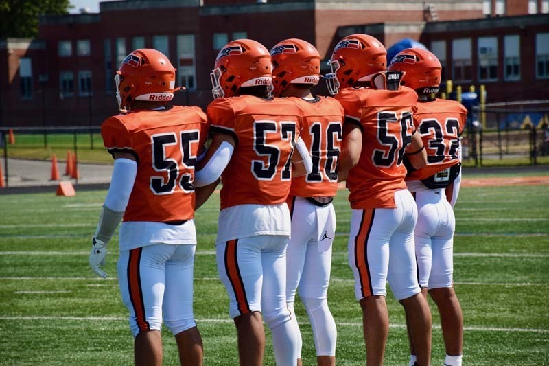 Carey Seahawks begin the football game