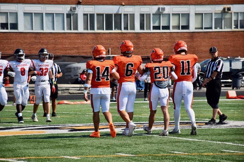 Carey Seahawks begin the football game