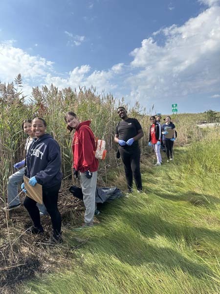 Ecology Club and Student Council attended our school's annual beach clean-up at Zach’s Bay Beach in Jones Beach State Park.