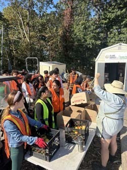 The Student Council recently traveled to the Island Harvest Healthy Harvest Farm in Brentwood.
