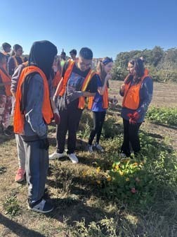 The Student Council recently traveled to the Island Harvest Healthy Harvest Farm in Brentwood.